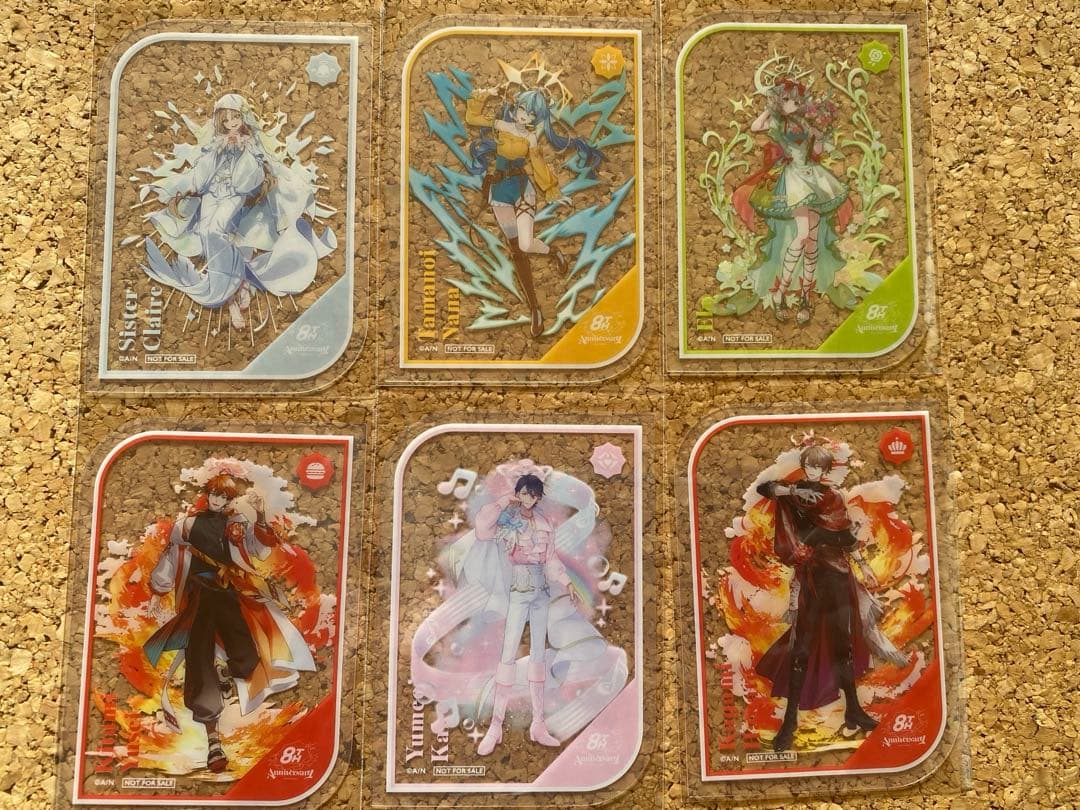にじさんじ 8th Anniversary 特典クリアカード4枚セット - メルカリ