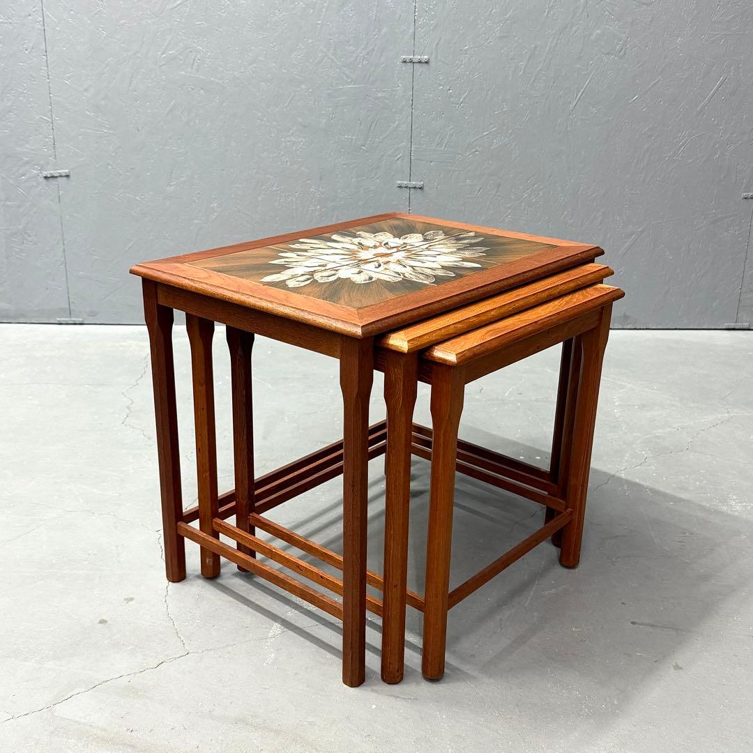 北欧デンマーク ヴィンテージ タイルトップ テストテーブル (501