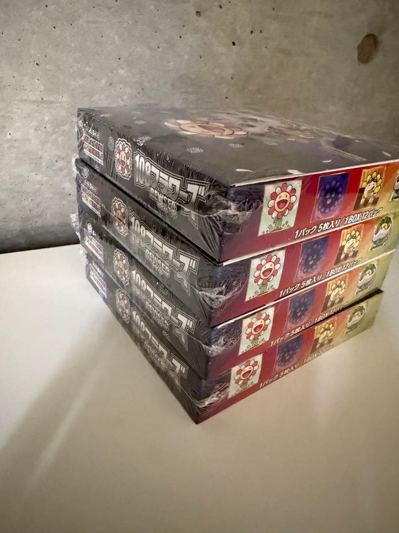 村上隆 108フラワーズ Revised 日本語版 シュリンク付き 4BOX - メルカリ