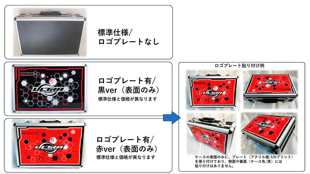 新品 ドリームボックス ベイブレードXアタッシュケース ロゴプレート黒