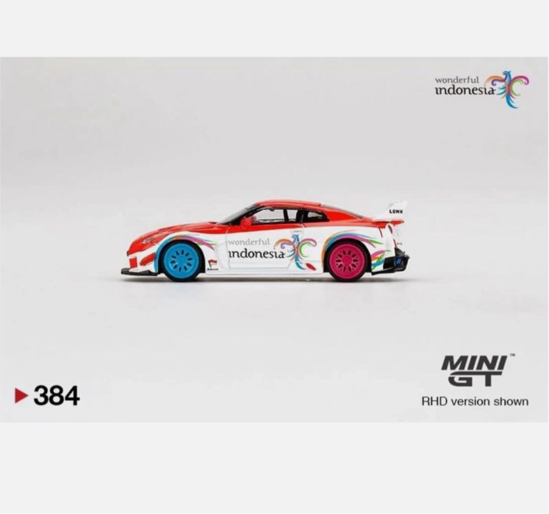 MINI GT 1/64 日産 GT-R R35 ワンダフルインドネシア 限定品 - メルカリ