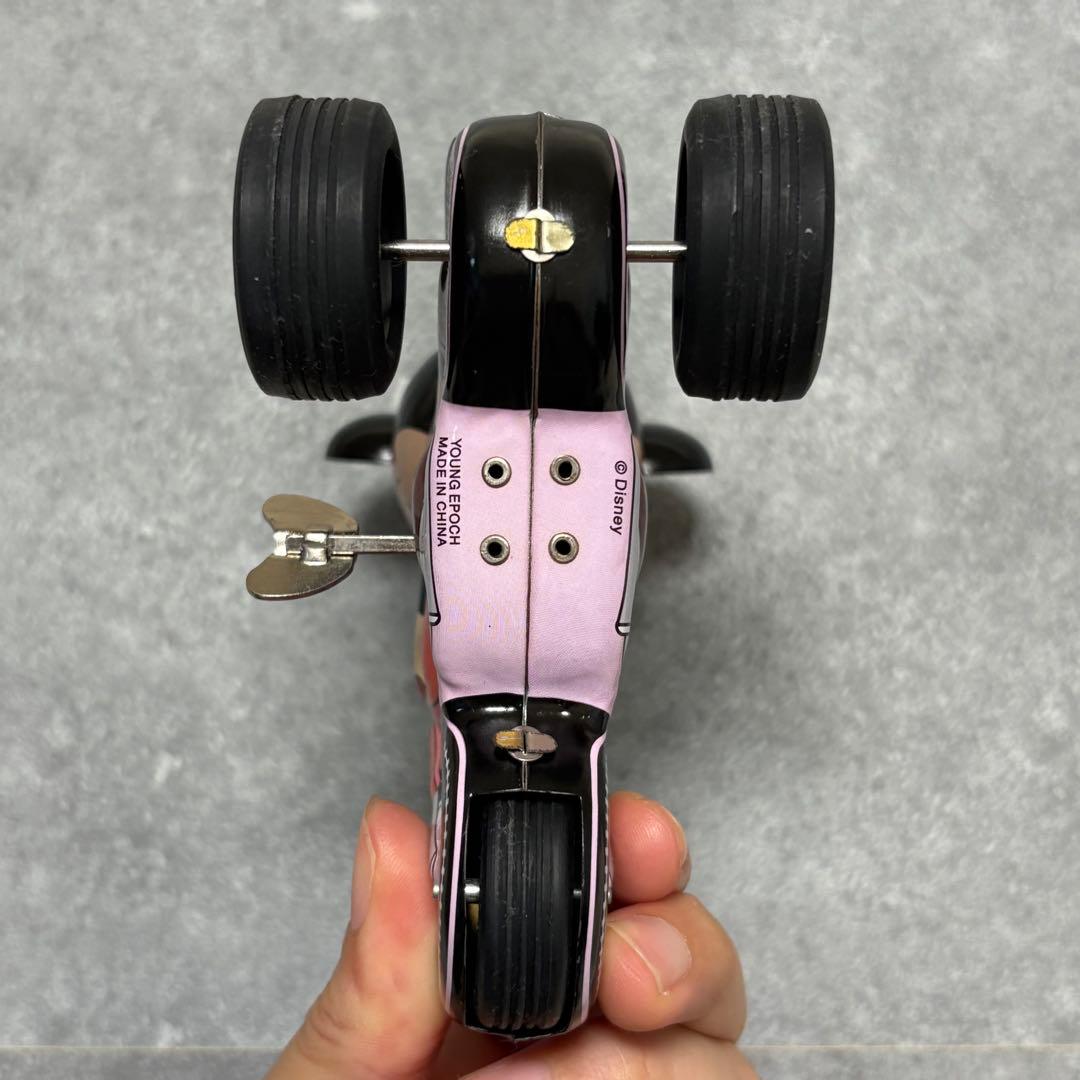 ディズニー ミッキーマウス ブリキ玩具 おもちゃ バイク 昭和レトロ