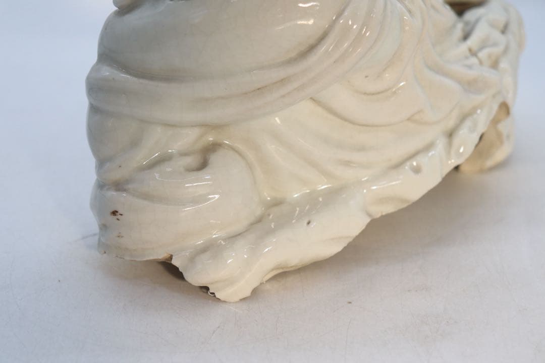 中国 清時代 徳化窯 白磁布袋佛像 送料込み260106 - メルカリ