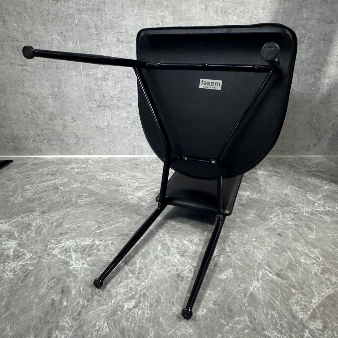 イタリア製 ACTUS fasemハイバックチェア 本革 - メルカリ