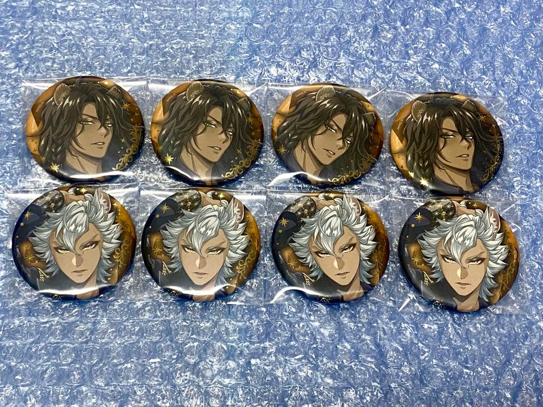 ツイステ レオナ ジャック 缶バッジ ブレイジングジュエル ツイステ展