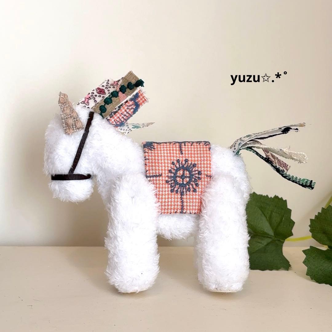 幸せを運びたいお馬ちゃん⚮̈﻿ ハンドメイド ミナペルホネン