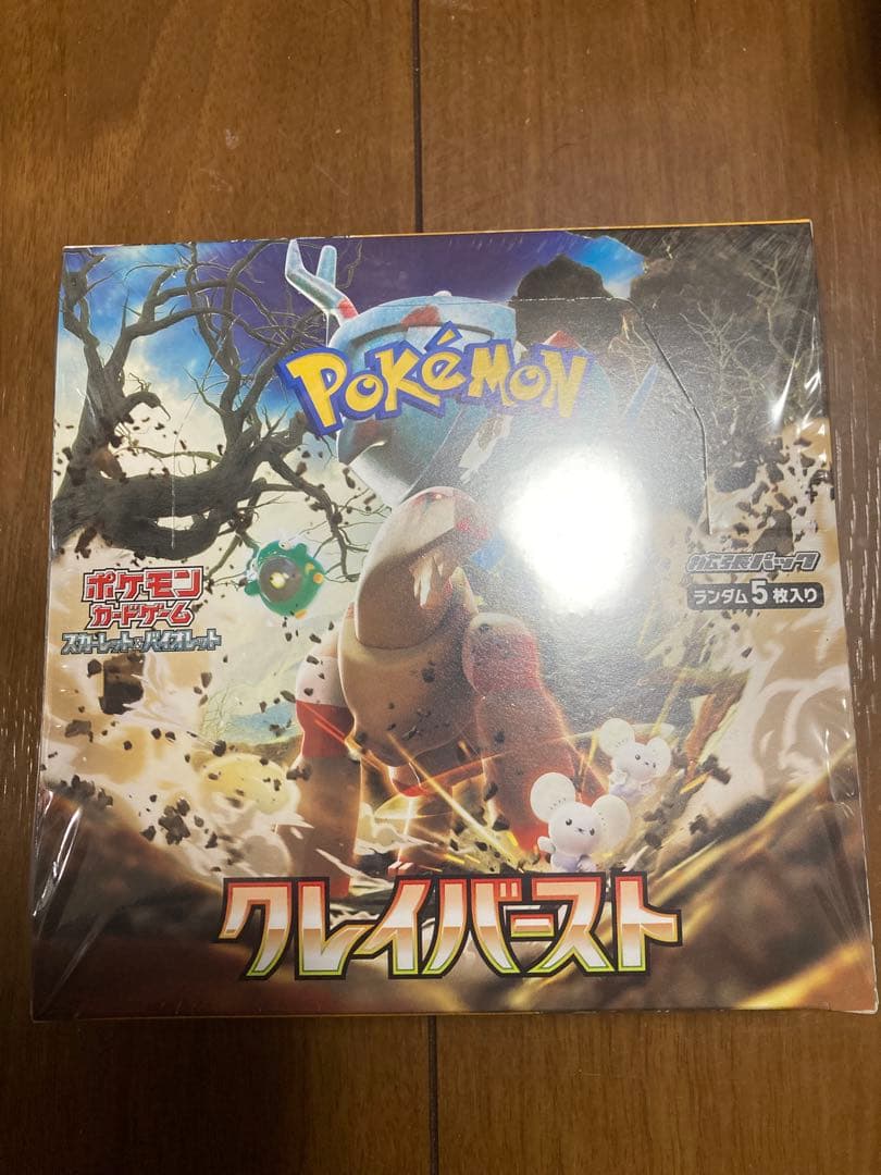 ポケモンカードゲーム クレイバースト　1box シュリンク付き ポケモンカードゲーム クレイバースト スノーハザード 各1BOX