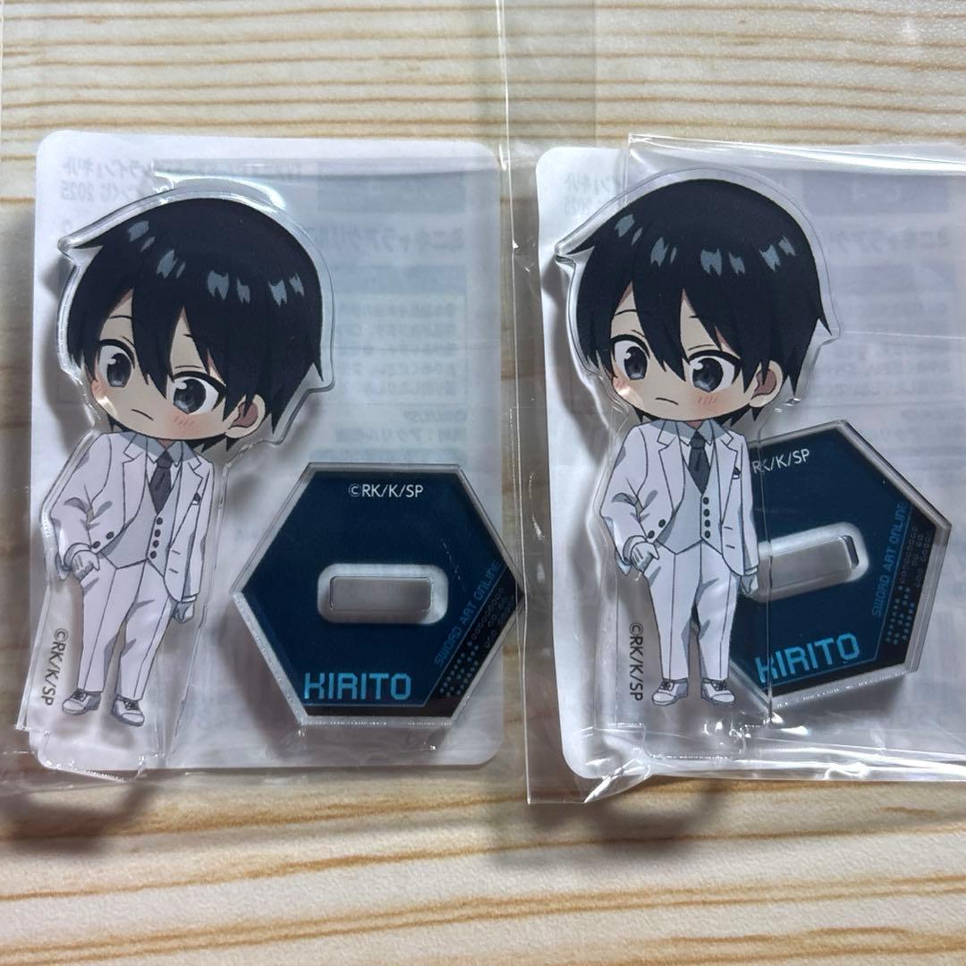 SAO ソードアート ・オンライン キリト S賞 誕生日 スーツ アクスタ 2