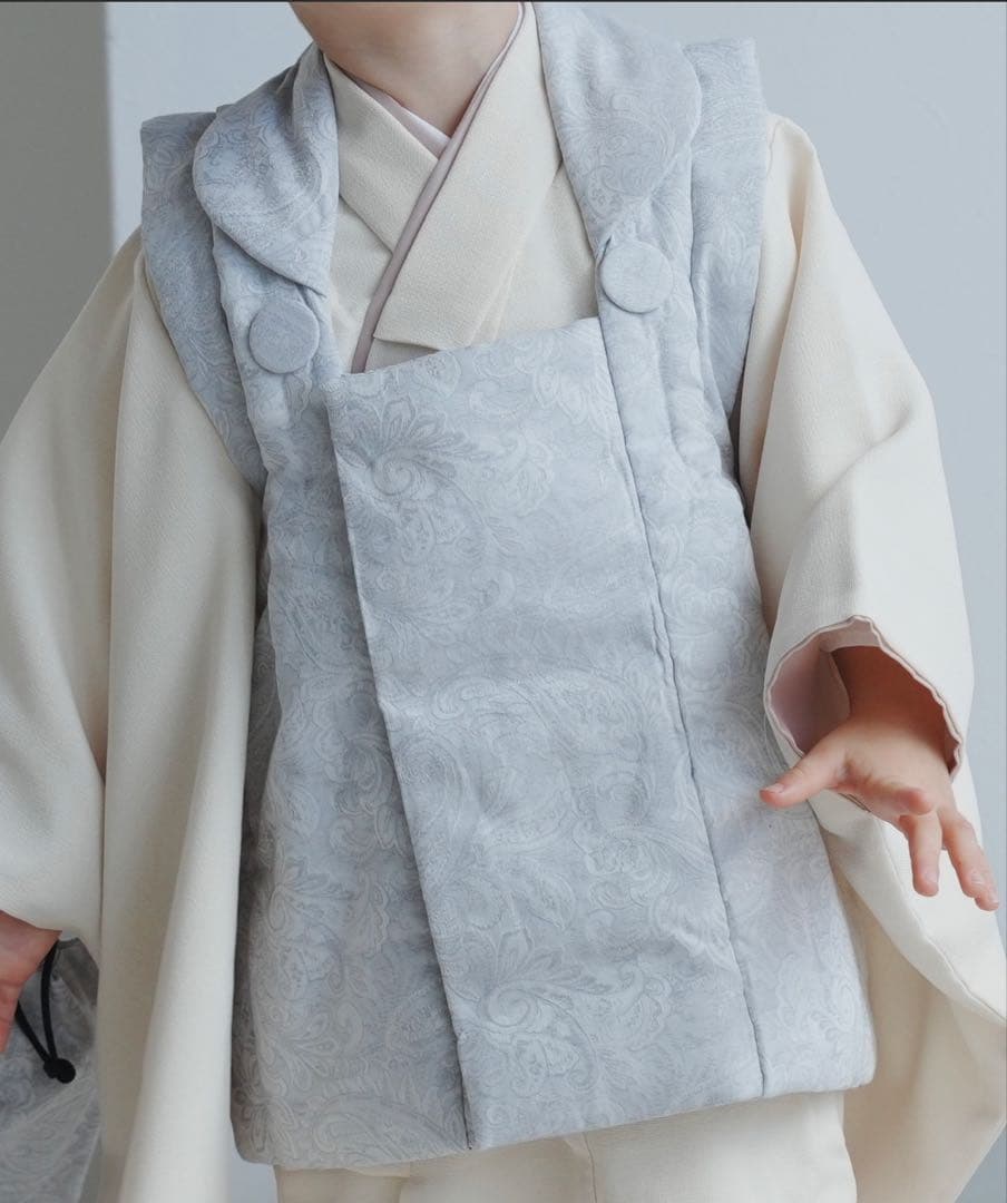 七五三 3歳 被布コートセット 男の子 utatane ジャガード 正月 着物