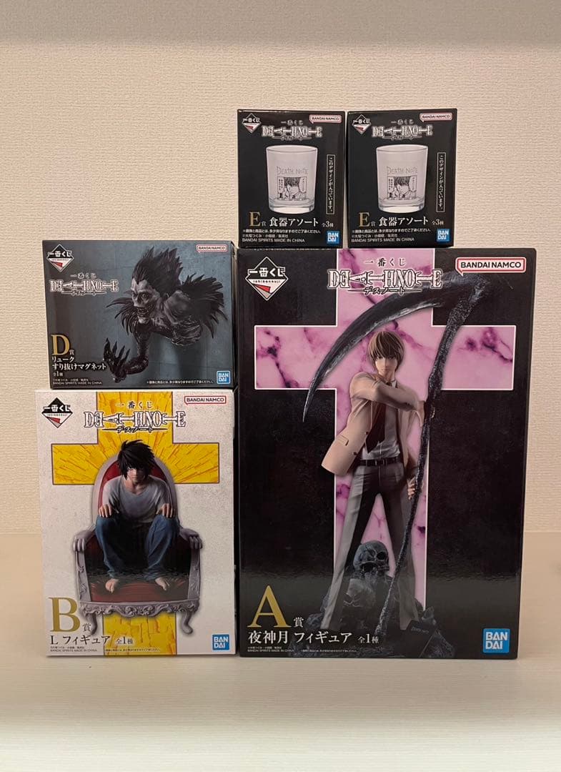 デスノート DEATHNOTE 一番くじ 夜神月 エル L リューク まとめ売り 一番くじ DEATH NOTE 発売日：店頭販売：2025年11月29日(土)より順次