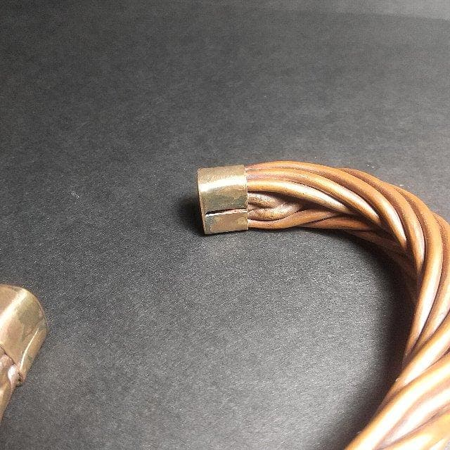 銅 バングル Viking warrior solid 16.2cm