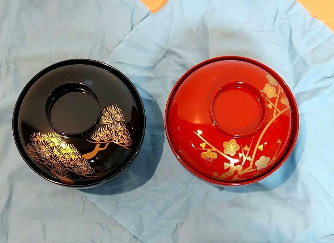 京都　平安象彦　松梅　久美椀　2客セット　漆器 松梅 久美椀 二客セット – 象彦 公式オンラインショップ