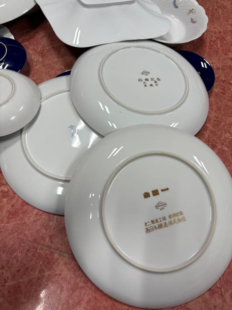 YP0206 深川製磁 食器まとめ売り 皿 小皿 中鉢 大皿 箸置き 有田焼