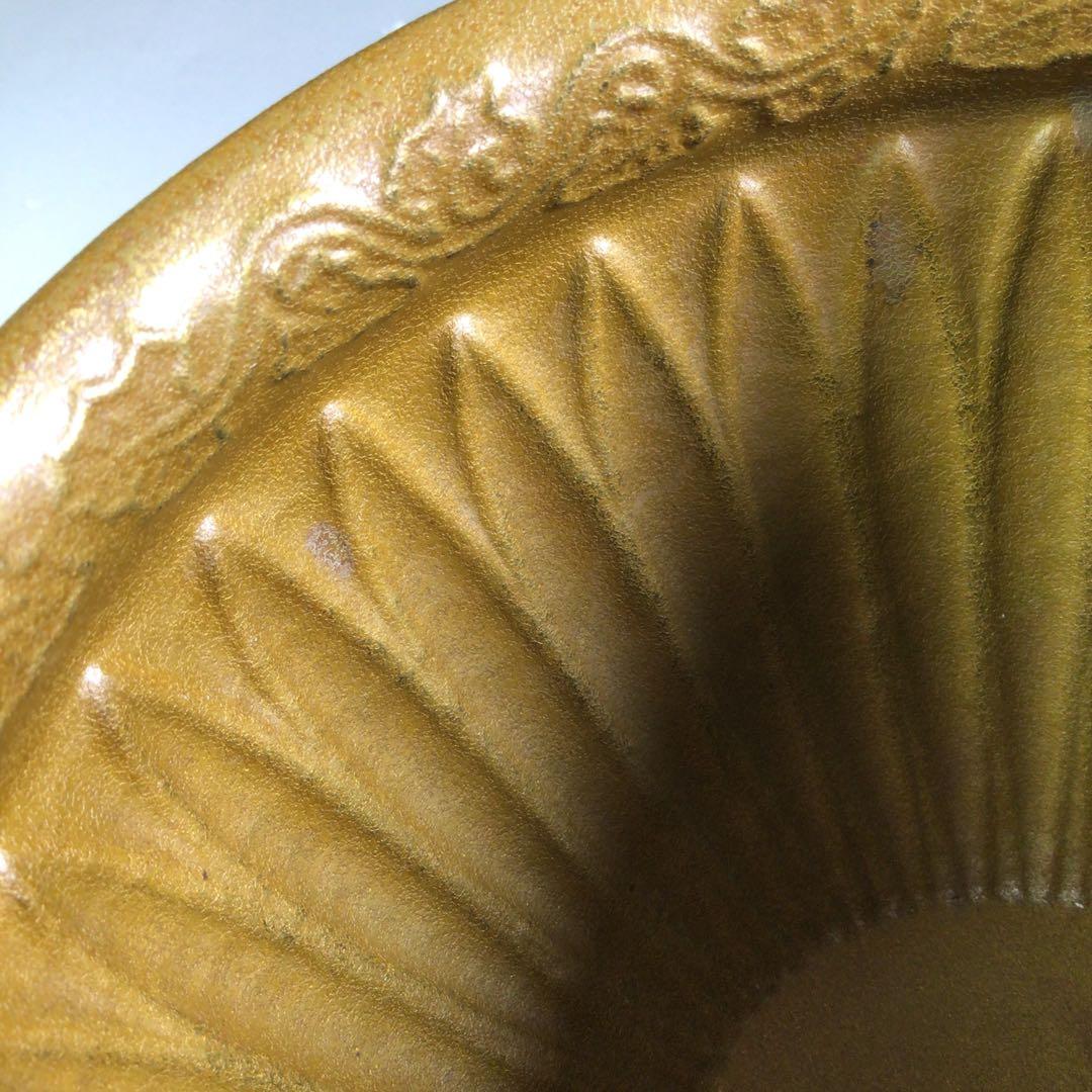 R671 建水 『中川浄益造』『而妙斎 書付』『菊彫モール建水』 共箱