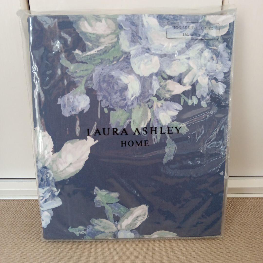 新品未使用ローラアシュレイ日本撤退前　シングル掛け布団カバー シングル】ジョゼッテ柄 掛け布団カバー（ベッド・寝具） | LAURA