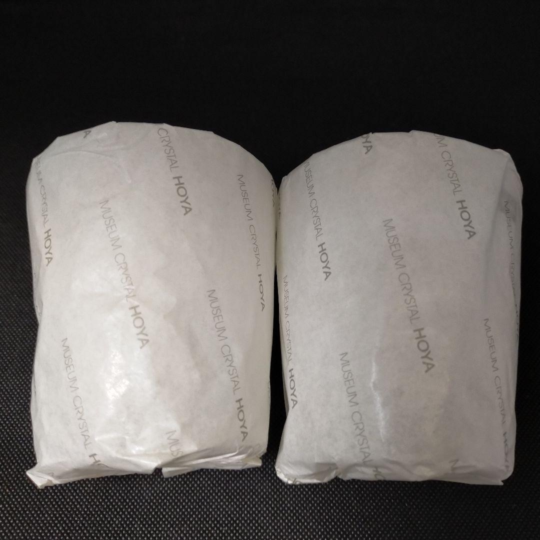 HOYA 最高峰 ミュージアム クリスタル 笹の葉底菊 ロックグラス ペア