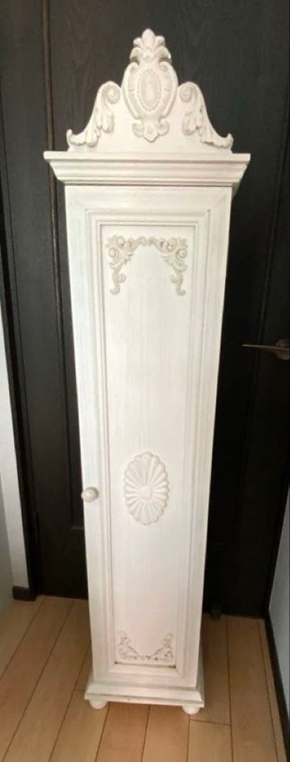 中古　美品　アンティーク　フランス　ホワイト 木製ラック 1 楽天市場】アンティークボックス 幅28 -1 ホワイト 木製箱 木製