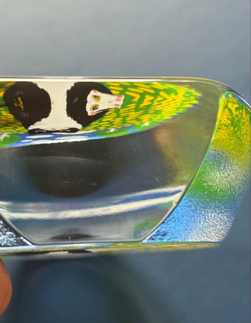  ネコのガラスカード \"Perhepotretti\"