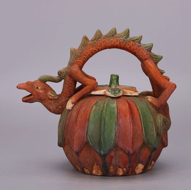 唐三彩とうさんさい 陶磁器 装飾品 工芸品 美術品 置物 楽天市場】□龍香堂□☆【中国骨董品】唐三彩（とうさんさい）鶏型細首