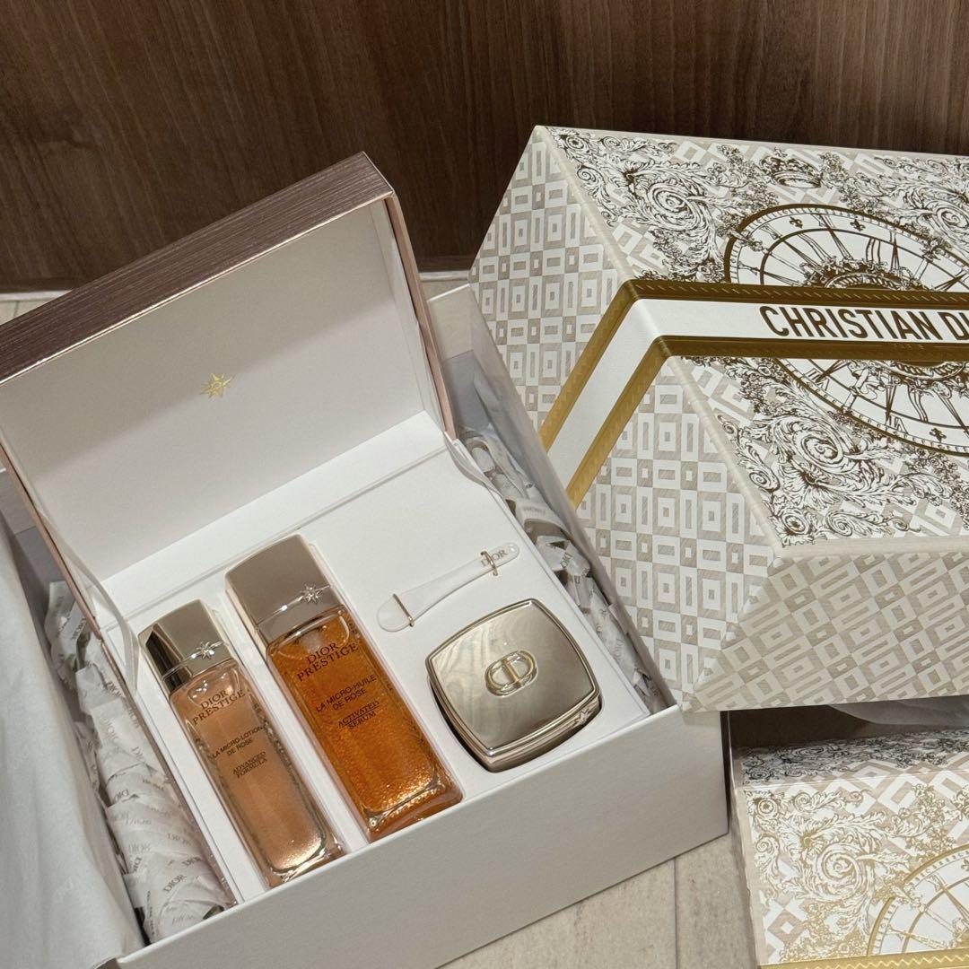 新品未使用 ディオール プレステージ マイクロ ユイル R セラム セット ディオール / プレステージ マイクロ ユイル R セラム ホリデーコフレ