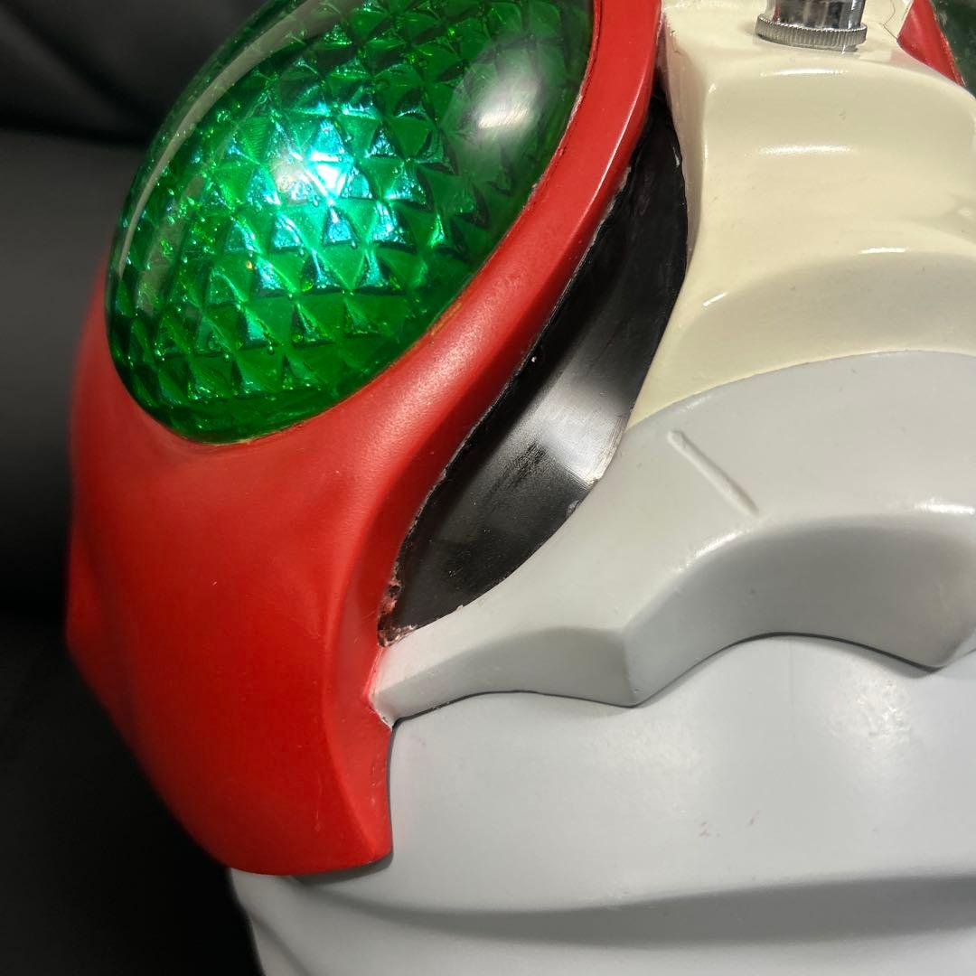 仮面ライダーV3 1/1スケール マスク 発光あり レトロ - メルカリ