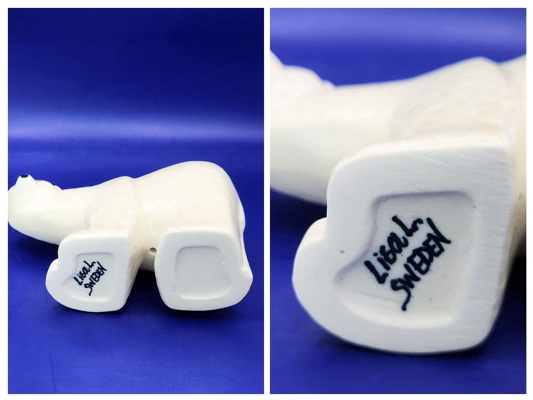 リサラーソン【美品】《シロクマ》 オブジェ　置き物