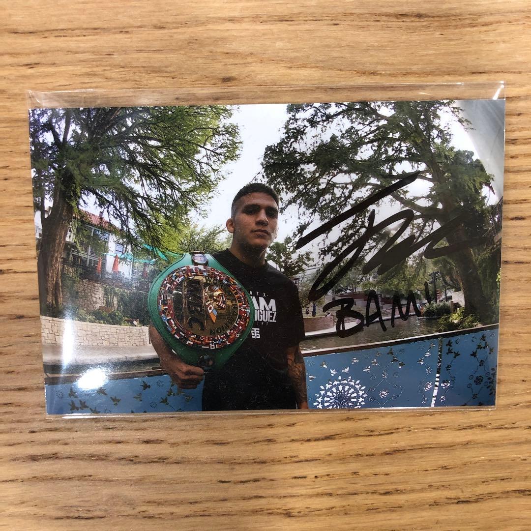 ボクシング 統一王者 ジェシーロドリゲス 直筆サイン入り写真 - メルカリ