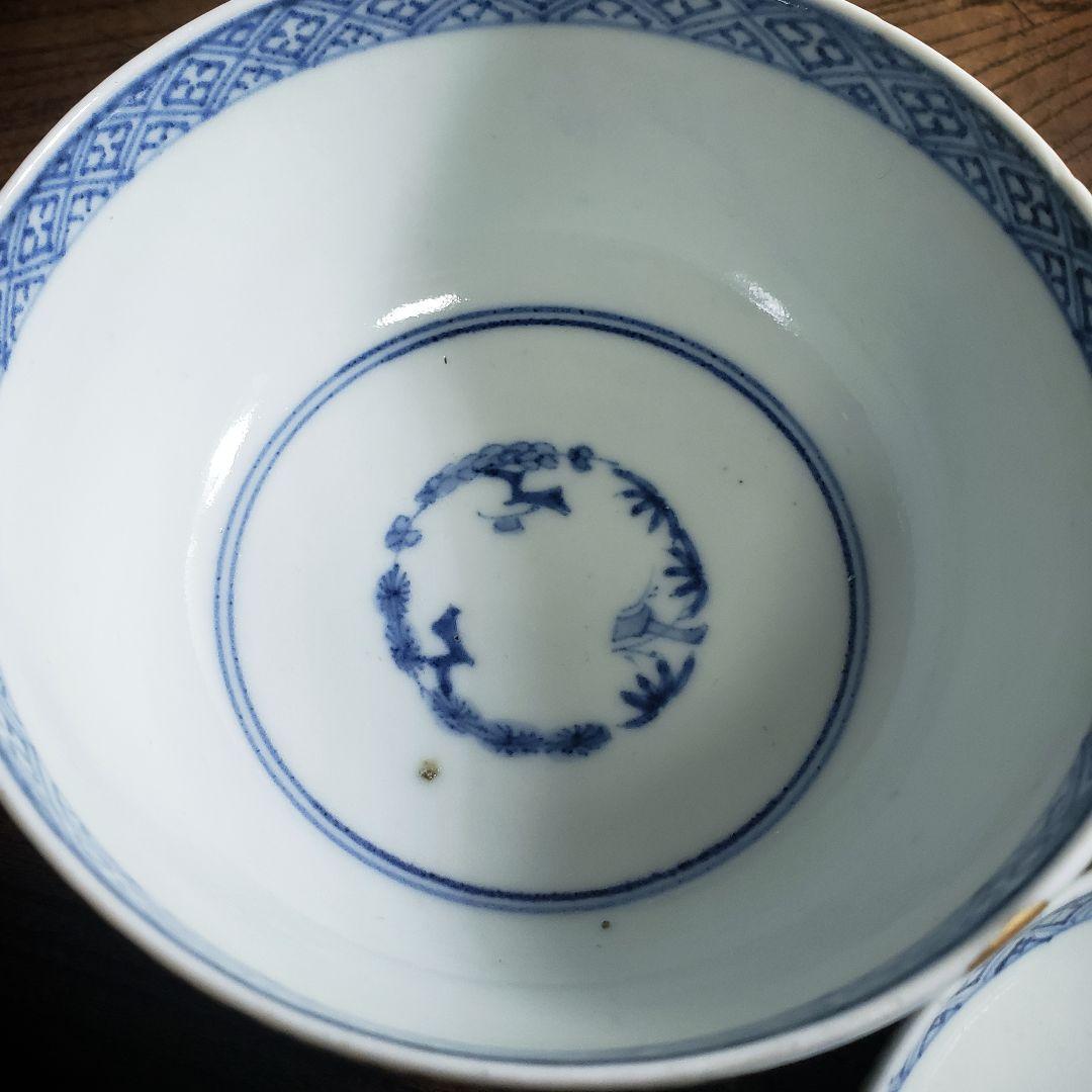 蓋物 蛸唐草 大 富貴長春 染付 松竹梅 古伊万里 訳あり - メルカリ