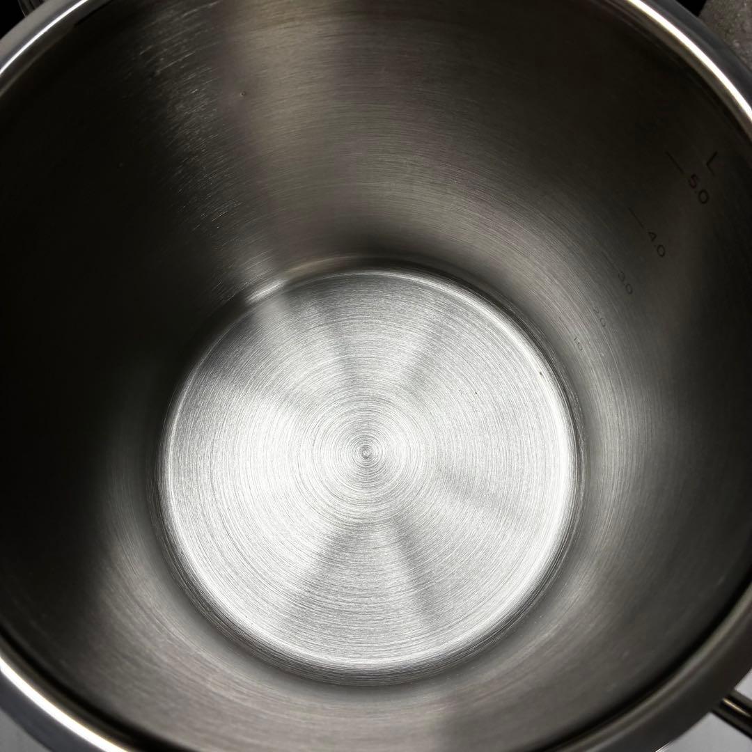 美品　フィスラー ステンレス パスタ　5.0L ドイツ製　説明書あり　寸胴