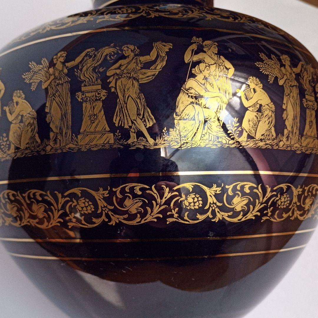 ギリシャ製花瓶 花器「ミニ花瓶 金彩竹雀図」 金龍窯 江口天童 有田焼 陶磁器 – Takumi