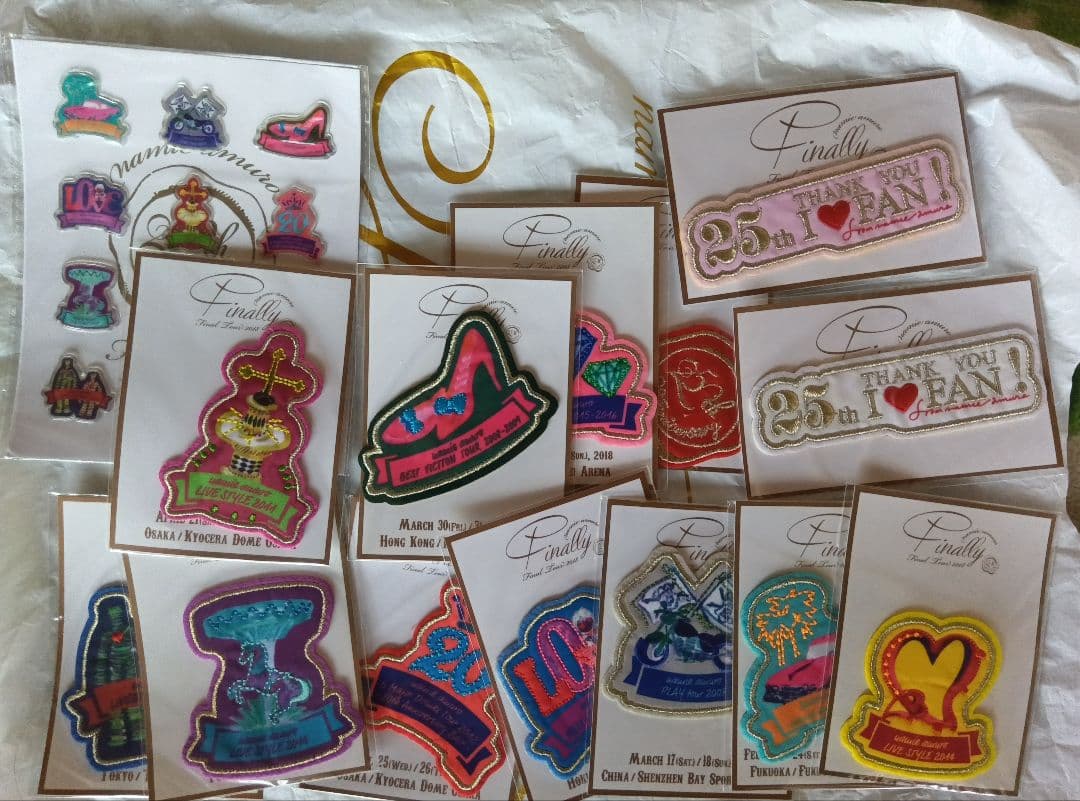 安室奈美恵ちゃん ワッペン全フルコンプセット - メルカリ