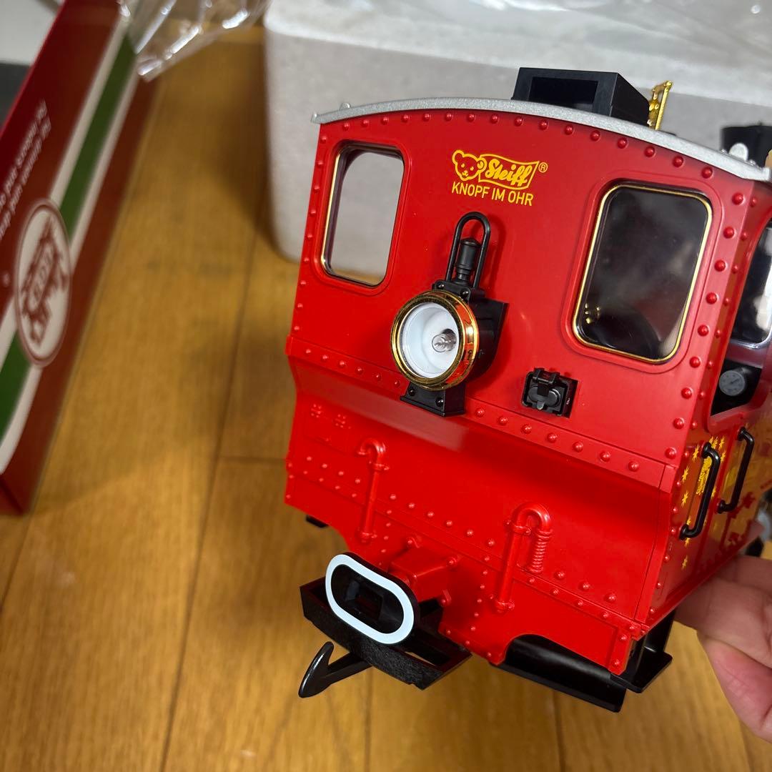 L.G.B 機関車 シュタイフ サンタ テディベア レア 希少 クリスマス