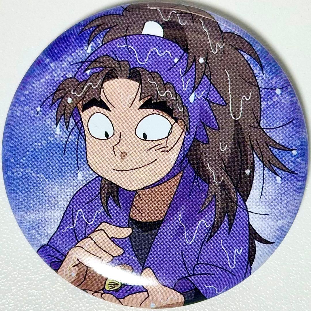 忍たま乱太郎 竹谷八左ヱ門 缶バッジ 雨濡れ - メルカリ