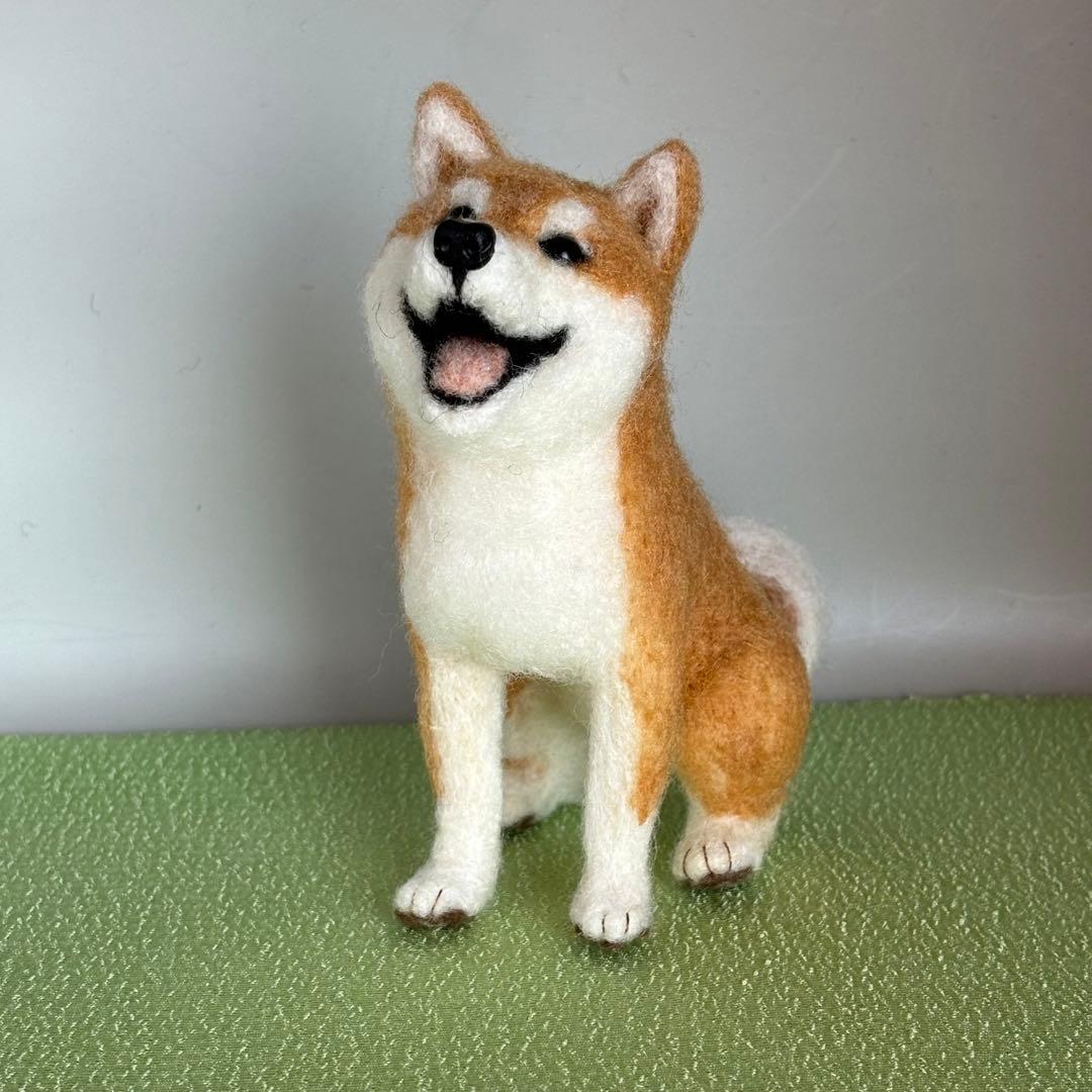 柴犬 羊毛フェルト ハンドメイド No.50 - メルカリ