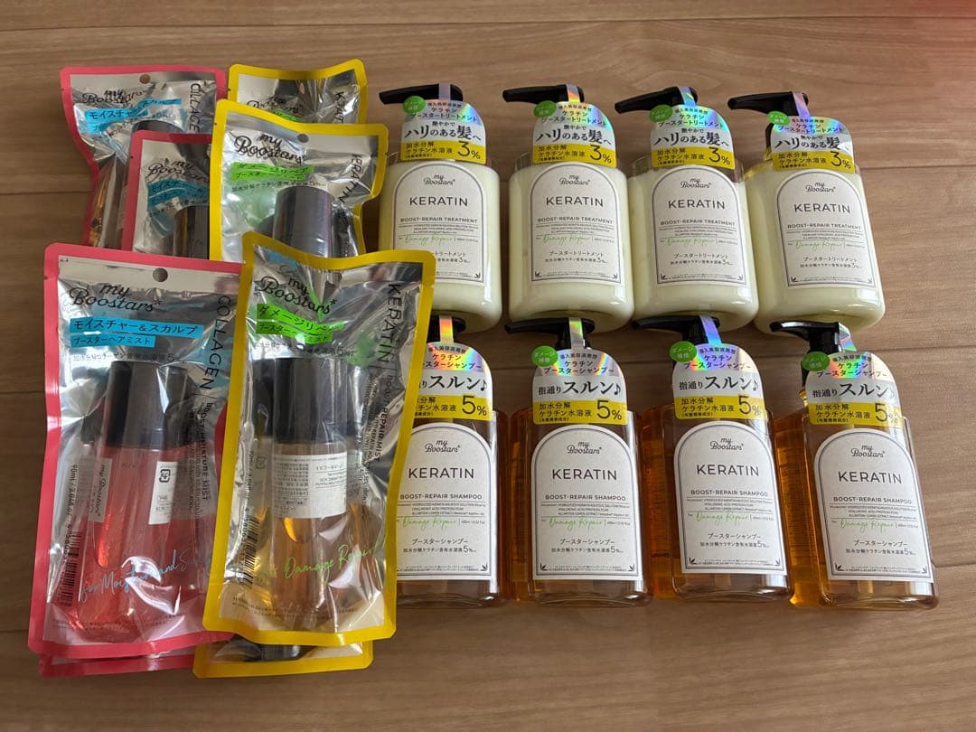 計16個myBoostars マイブースターズシャンプートリートメントヘアミスト Amazon | マイブースターズ myBoostars 【ケラチン】シャンプー