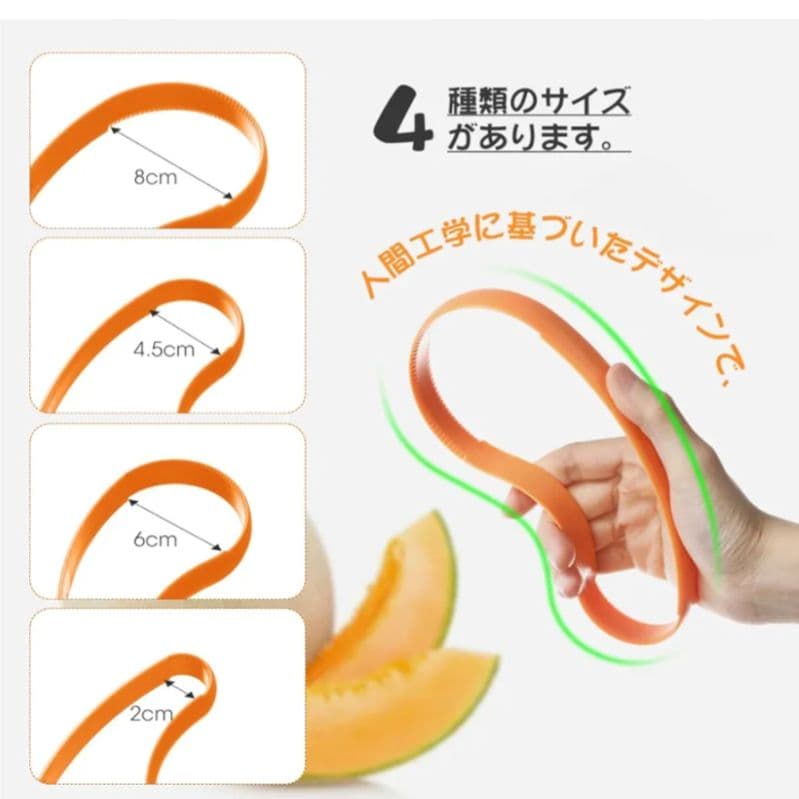 9*芯抜き器2個芯抜きツール 種抜き 使いやすいアボカド オレンジ