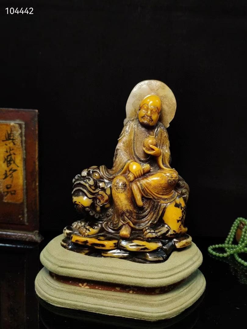 中国古美術・笑狮羅漢・寿山石田黄羅漢の印鑑・置物・文房具・書道品・風水 收藏鉴赏：寿山田黄_全国文物艺术品鉴定评估认证平台