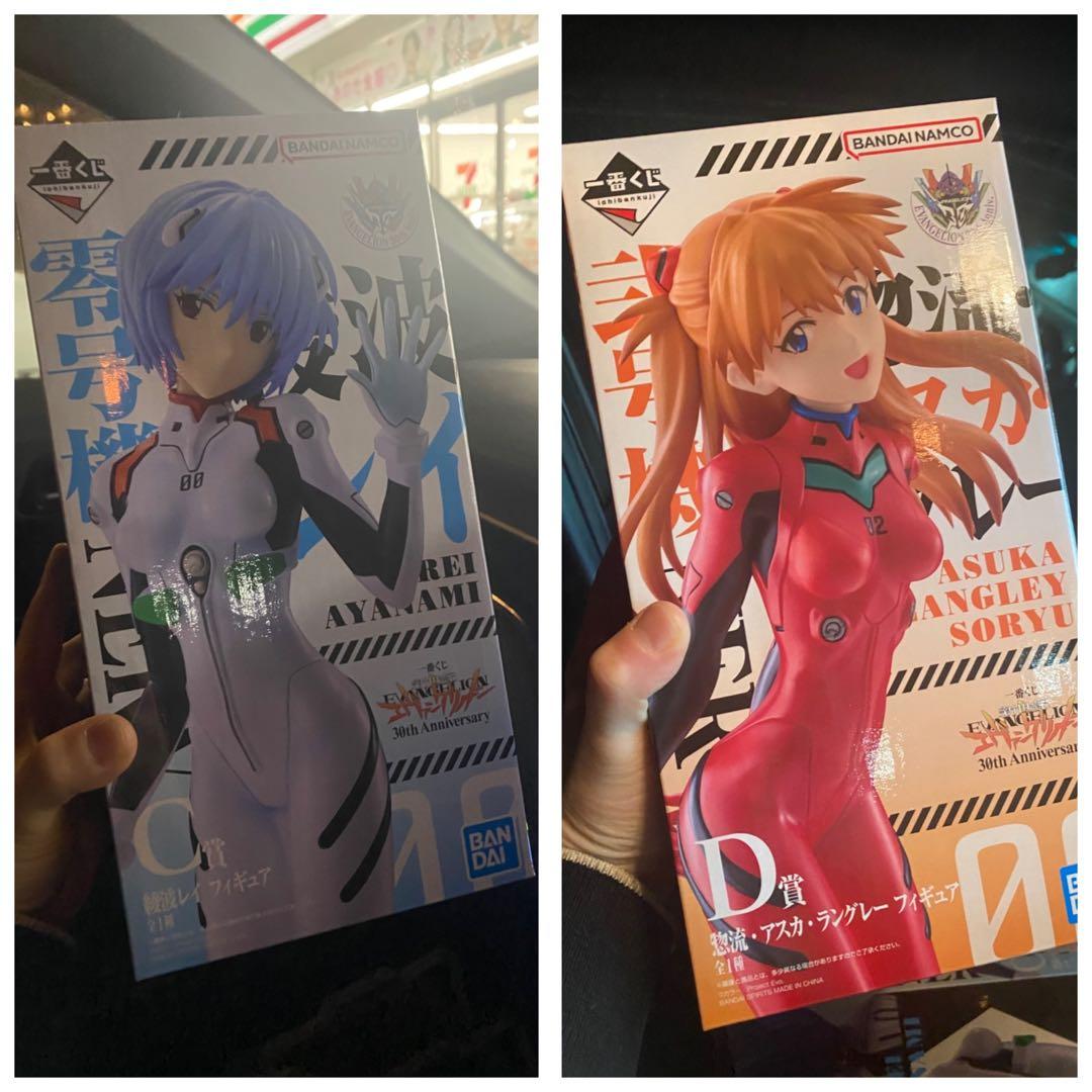 一番くじ/エヴァンゲリオン30th /綾波レイ・惣流アスカフィギュア