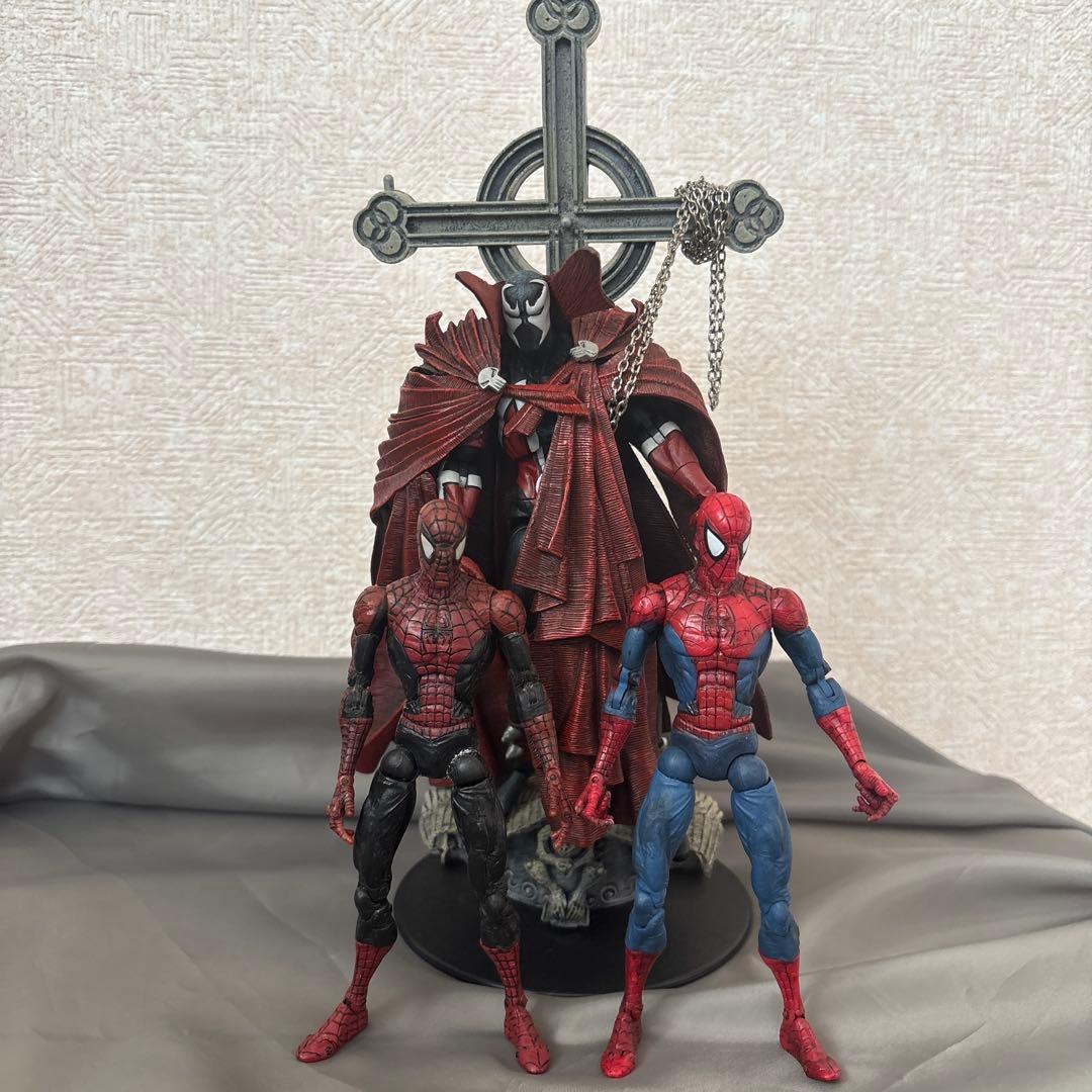 トイビズ スパイダーマン マクファーレン スポーン3体 スーパーポーザ