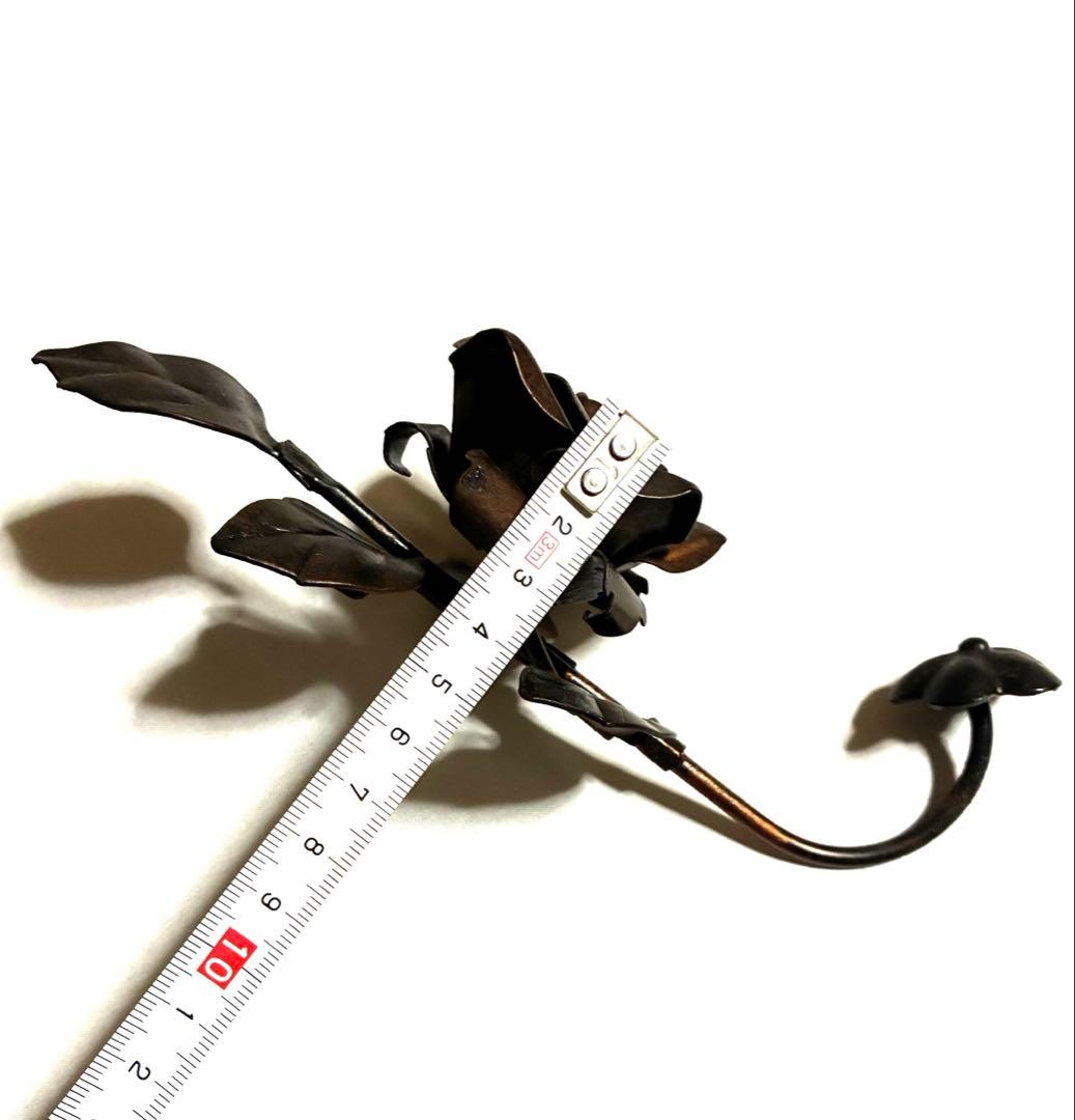 アイアンフック ウォールフック 薔薇 バラ リーフ アンティーク