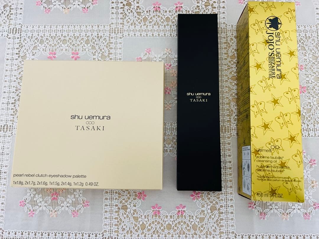 シュウウエムラ × TASAKI アイシャドウパレット＋クレンジング 旧）キヌルージュ クリーム｜shu uemura他、2商品を使った口コミ