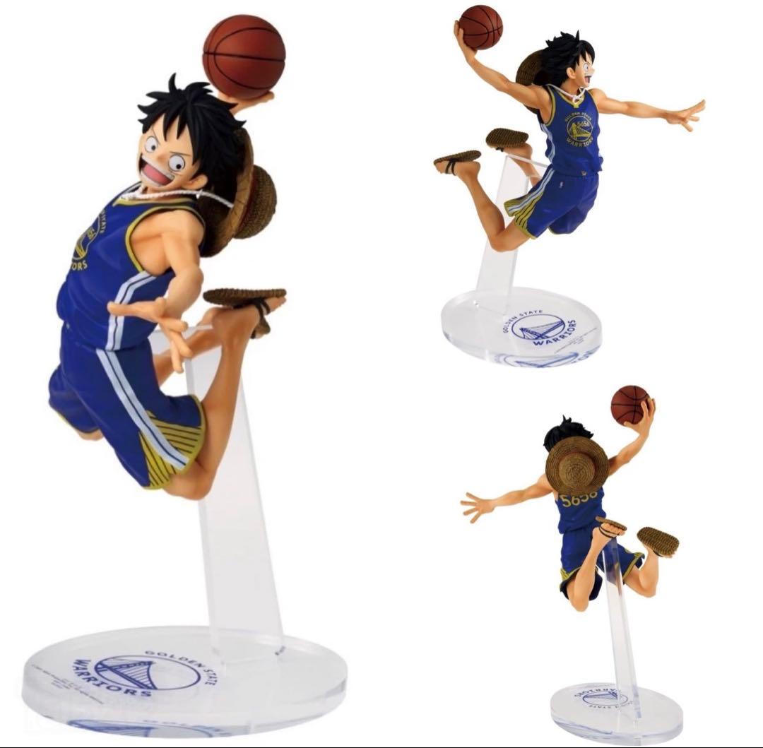NBAウォリアーズ ルフィ フィギュア ワンピースベースショップ ONE PIECE ×NBA MASTER STARS PIECE THE MONKEY.D.LUFFY CHICAGO BULLS
