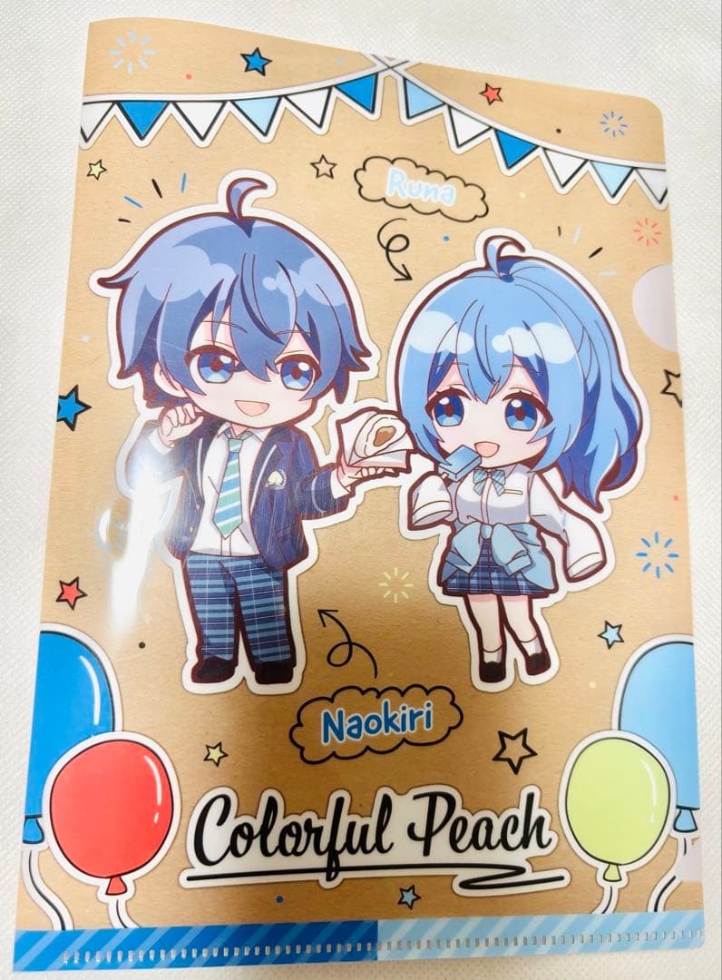カラフルピーチ からぴち なおきり るな クリアファイル - メルカリ