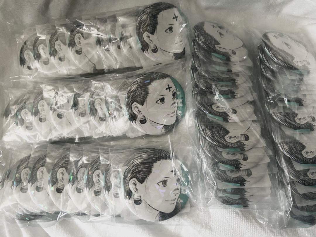 HUNTER×HUNTER クロロ　オールスター缶バッジ　原作　50個 HUNTER×HUNTER HUNTER×HUNTER クロロ オールスター缶バッジ 原作 50個