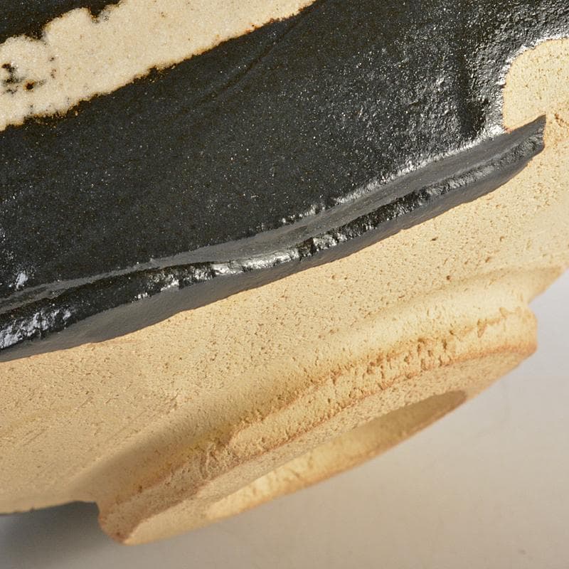 北大路魯山人作 織部焼 於里辺 茶碗 共布共箱 M R7472 - メルカリ