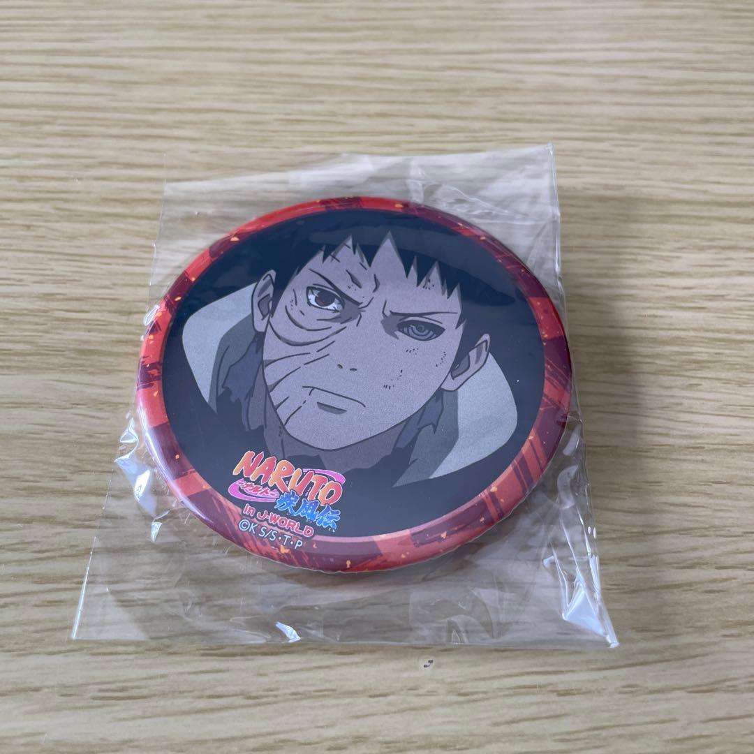 J-WORLD オビト　缶バッジ　2個 NARUTO－ナルト－』バースデイ缶バッジ うちはオビト BF1