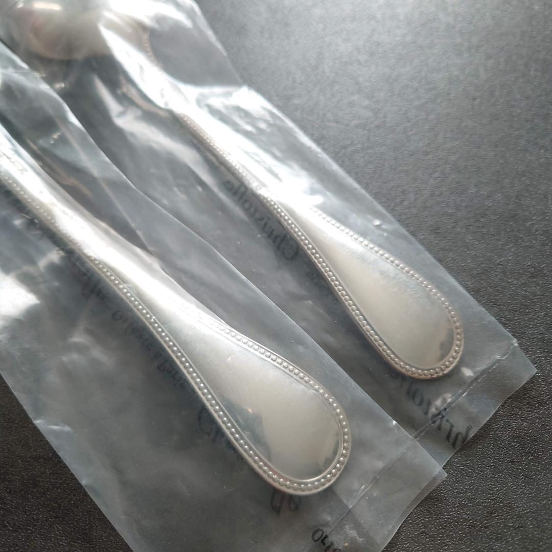 クリストフル パール 未開封 スタンダードスプーン 2点 - メルカリ