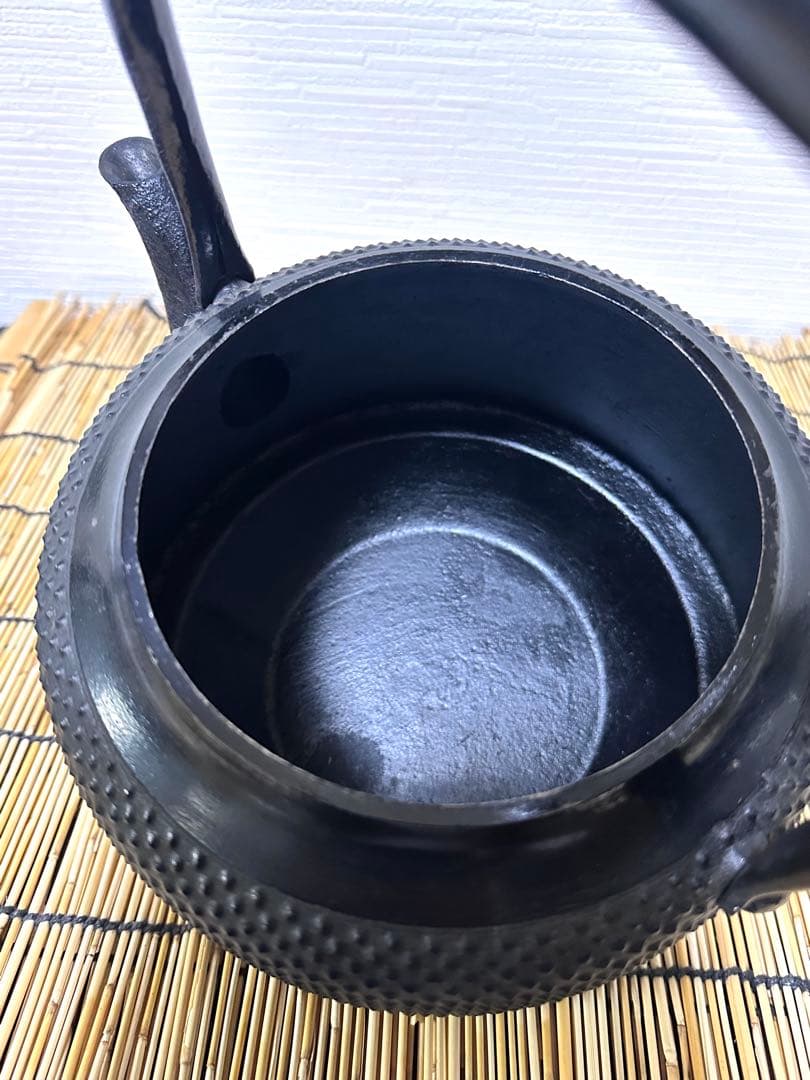 未使用品 成龍堂鋳造所 伝統工芸士 及川 齋（齋峰)造万代屋アラレ3升