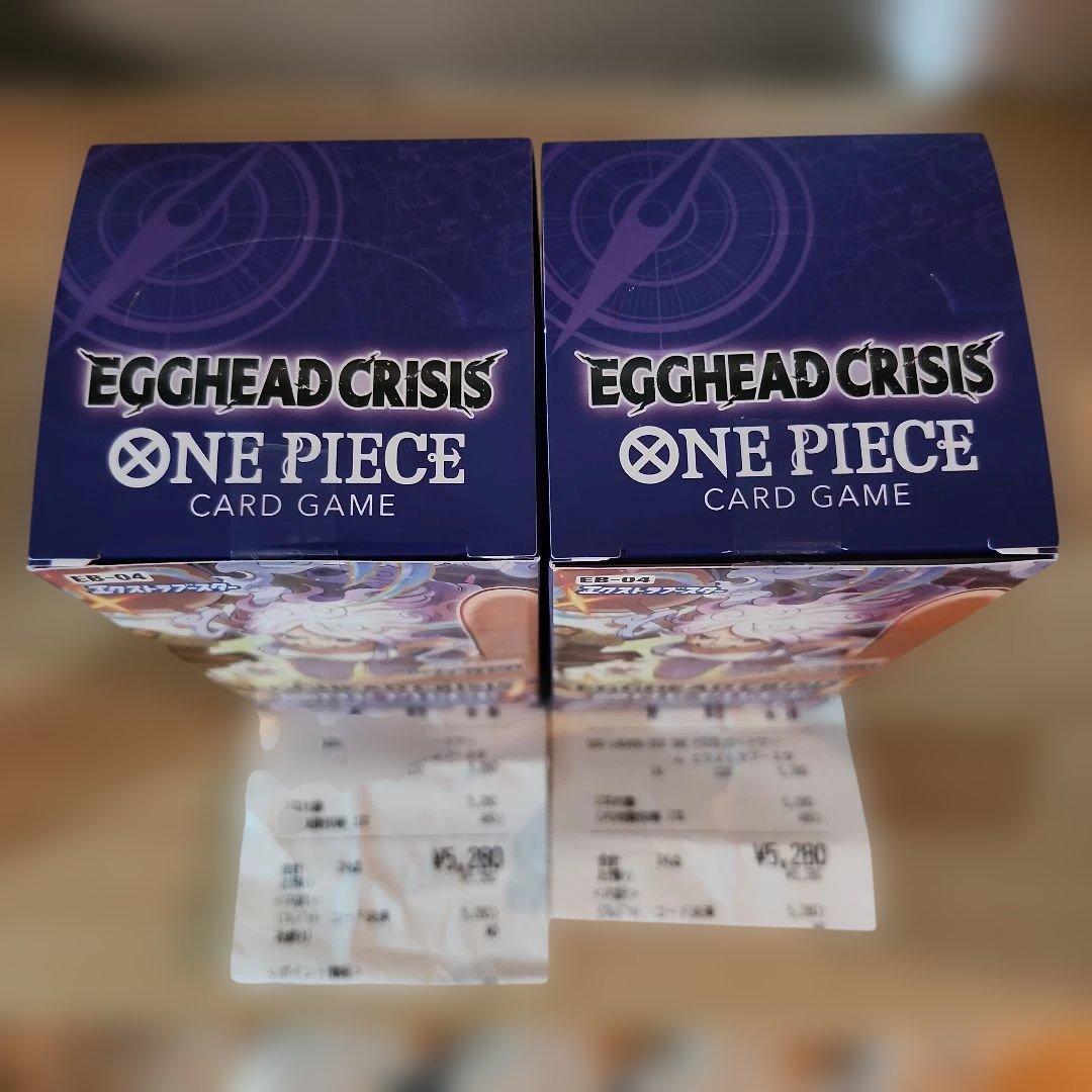 EGGHEAD CRISIS ONE PIECEカードゲームテープカット2BOX - メルカリ