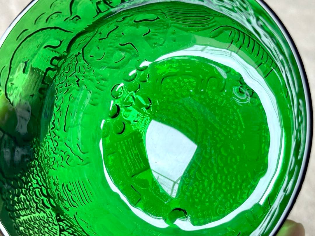 nuutajarvi Fauna(グリーン)ボウル(9.5cm)2つセット